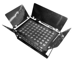China 54pcs led floor and sky light factory
