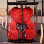 Easter Gift Rose Bunny Wholesale PE Roses Bear with More Colors Bear Roses for