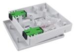 White GPON Indoor 86mm length Fiber Optic Distribution Box