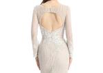 Ivory Embroidery Mermaid Wedding Bridesmaid Dresses Backless For Woman