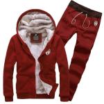 Thick Fur Oversized Gym Hoodie Fleece Sportswear Winter Outwear Warm Casual