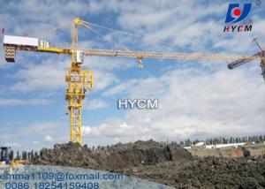 China TC6020 60M Jib Topkit Tower Crane Top-slewing Type 10tons Load Capacity factory