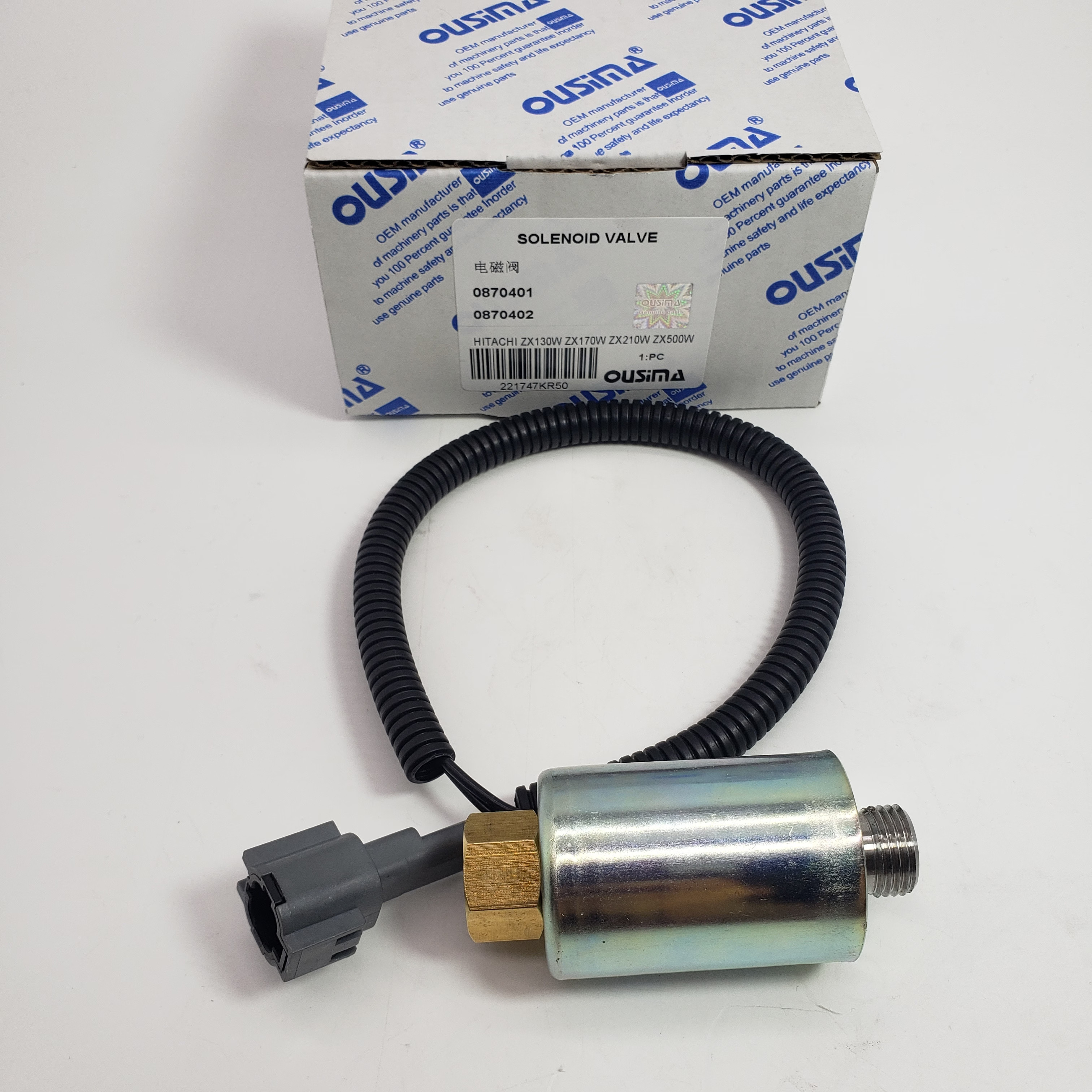 0870401 0780402 Solenoid Valve For HITACHI ZX130W ZX170W ZX210W ZX500W