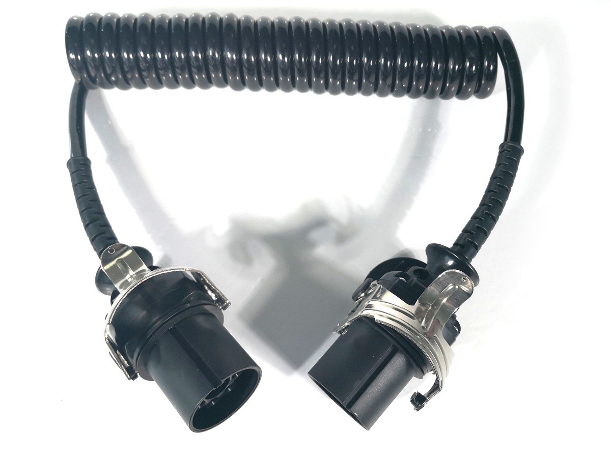 Long Vehicle Trailer Hitch Cables Heavy Duty With 7 Core Electrical Cable