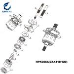 Construction Machinery Parts Hpv050 Hydraulic Pump Spare Parts For Ex120-5