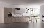 Tailored PET Retro Kitchen Cabinets Customized Kitchen System Stainless Steel