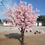 Pink Decorative Blossom Tree , Japanese Sakura Faux Blossom Tree For Wedding