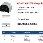 AU SN SMD Gasket Silicone Flat Rubber Seal Ring Corrugated