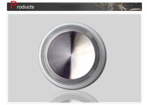 China Plastic Paint Coating 30 mm Elevator Push Button / Lift Call Button factory