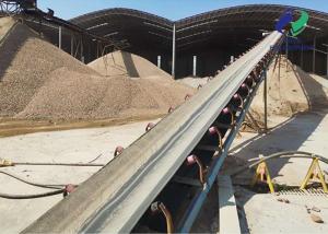 China Stainless Steel Industrial Belt Conveyor For Stone Crusher Machine factory