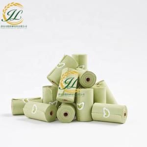 China Customized Compostable Dog Poop Bag Biodegradable Pet Waste Bags D6400 En13432 factory