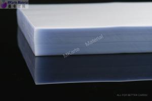 China Aging Resistance PVC A4 0.10mm Smart Card Material factory