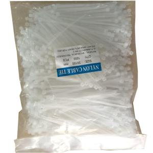 China 2.5 X 100mm Nylon Cable Ties Multi Purpose Uv Resistant Tie Wraps Heat Insulation factory