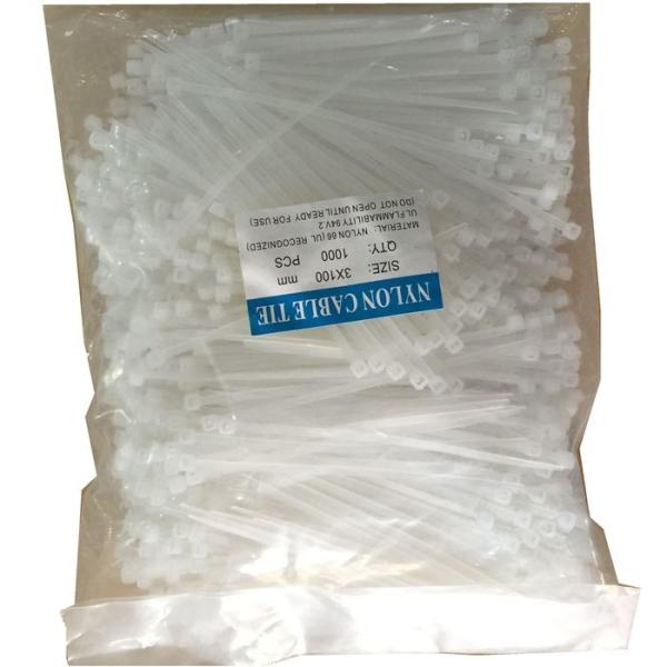 2.5 X 100mm Nylon Cable Ties Multi Purpose Uv Resistant Tie Wraps Heat