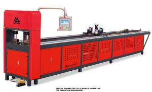 China Pipes Angle Irons C Shaped Steel Fully Automatic CNC Punching Machine factory