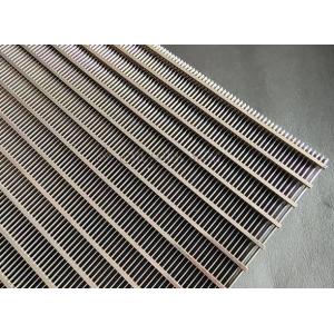 Stainless Steel Wedge Wire Screen Panels 500-2000mm Width