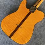 High Quality Avril Ramona Lavigne electric guitar yellow craftsmanship tele