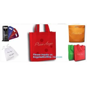 Cheap custom cinch no minimum draw string backpack non woven bags, OEM