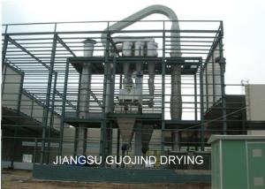 China Wood Sawdust Pulse Air Flow Dryer 35M2 With Coal Heating factory