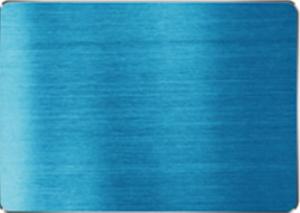 China Sapphire Blue Colored Stainless Steel Sheets Vacuum Titanium Surface factory