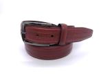 Fashionable Handmade Embossed 100% Cow Leather Belt For Work Business