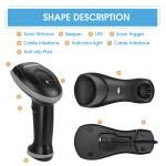 1600mAh Bluetooth Handheld Scanner