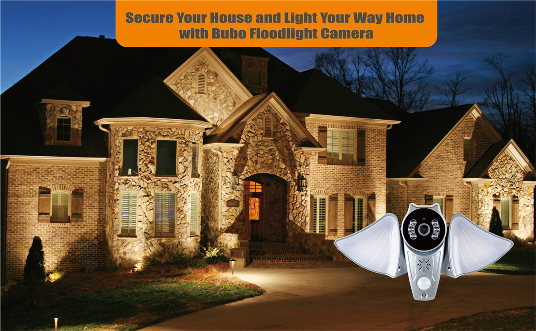 Smart Lighting Camera Flood Light Humanoid Trigger Wi-Fi IP Audio 2MP Security CCTV_copy(COOLED-01)