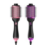 4 In 1 Multi Functional Hot Air Dryer Comb Brush Hair Curler Tourmaline Ceramic