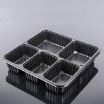 Microwave Safe 5 Compartment FDA Airplane Food Tray With Lid