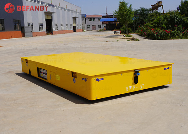 Steel Mill Electric Heavy Duty Trackless Transfer Cart