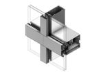 Waterproof Glass Aluminum Curtain Wall Systems High Security Performance