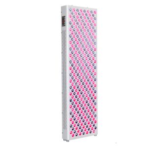 China 660nm 850nm Near Infrared Red Light Therapy Panel for Full Body Treatment 5W*300Leds 2pcs*1500W Panel 1pc Stand factory