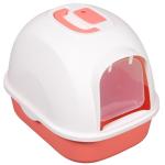 White Portable Cat Litter Box Enclosed Litter Box For Large Cats