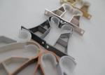 Black 9cmx5.5cm Aluminum Drapery Rod Brackets