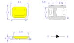 Smd F6040 Rohs Leds And Chips 2835 36v 30ma 160-170lm For Bulb Lights