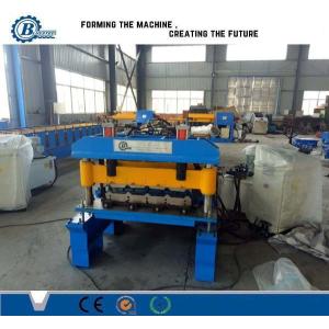 China 17-20 Stations Roof Panel Roll Forming Machine For 0.3-0.8mm Thickness factory