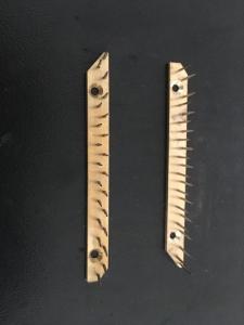 China Stenter Machine Parts Pin Plate Steel Textile Pin Pinbar Strip Pin For Textile Machine Parts factory