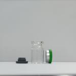 hot sale clear amber medical glass bottle vial glass vial with rubber stoppers