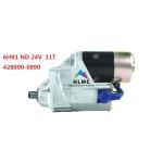 Excavator Parts Isuzu Engine Starting Motor 6HK1 ND 24V 11T 428000-0890