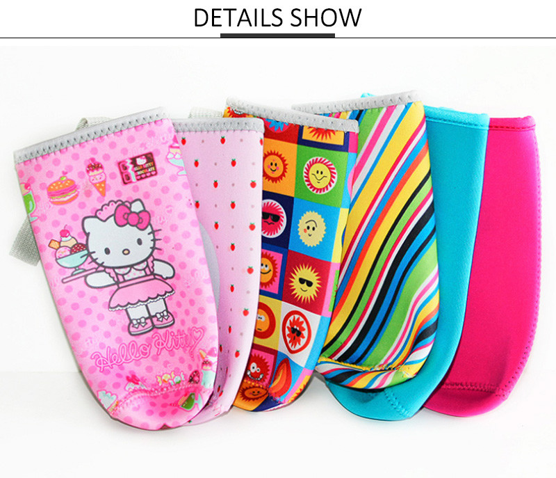 Portable Neoprene 70mm*200mm Drink Bottle Sleeve