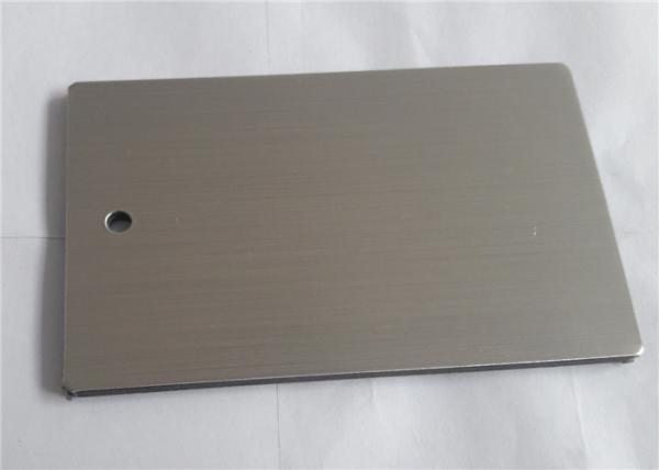 Roughed Surface Decorative Aluminum Sheet Paper Card Wrapped Without Rough