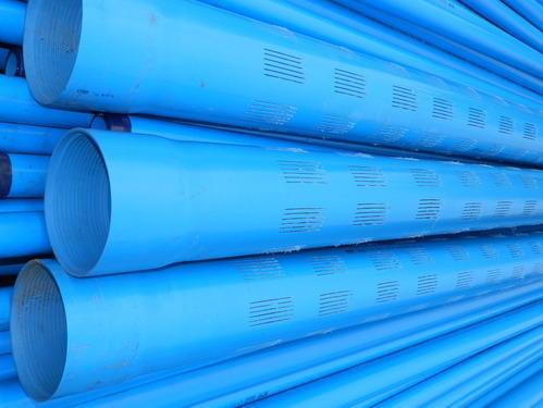 Water Well Casing PVC U Wall Pipe / Water Filter Screen Pipe System Specificatio