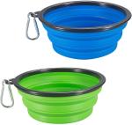 Extra Large Size Collapsible Dog Bowl, Foldable Expandable Cup Dish for Pet Cat