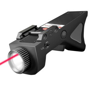 China Powerful Rechargeable LED Tactical Flashlights 800 Lumens Red Laser factory
