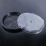 Round 27*3.3cm Disposable Plastic Blister Tray With Lid