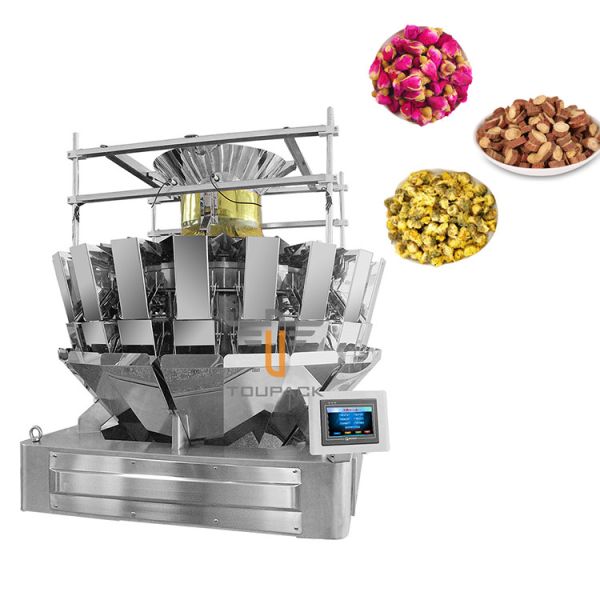 130BPM Automatic Weighing Filling Machine Tea Wolfberry Weighing And Bottling