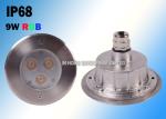 0.85 PF 12V / 24V LED Underwater Light , Outdoor RGB Led Fountain Light