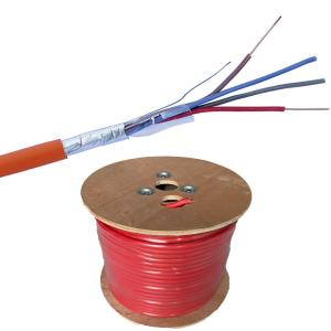 China PVC Insulated 2cores Cable Tie Cold And Armored Fire Resistant Communication Cable Electric Log Roll factory