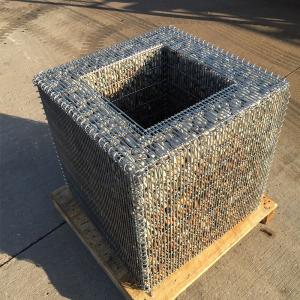 China Welded Gabion Planter Modern Garden Design Weather Resistant Modular Plant Box factory