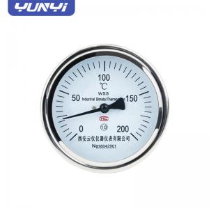 China Stainless Steel Bimetal Thermometer Temperature Gauge For Industrial on sale